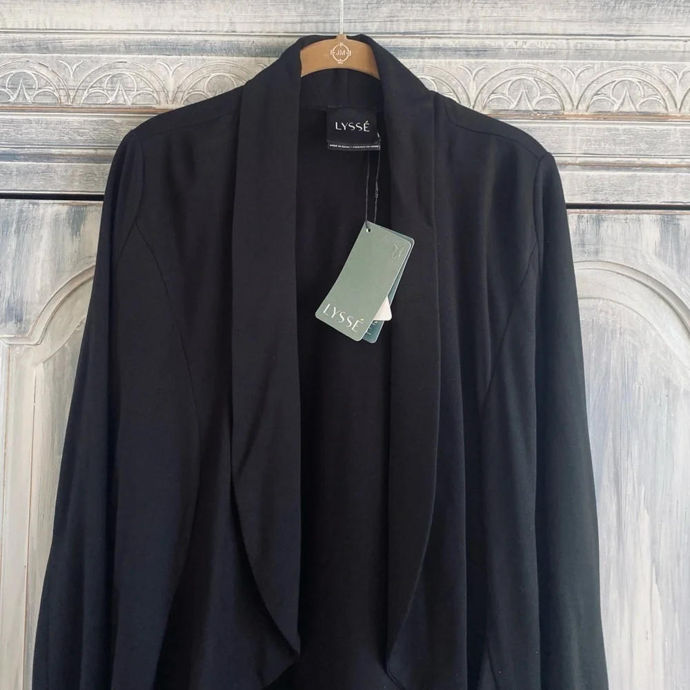 LYSSE Split Waterfall Drape Cardigan - Picture 3 of 10